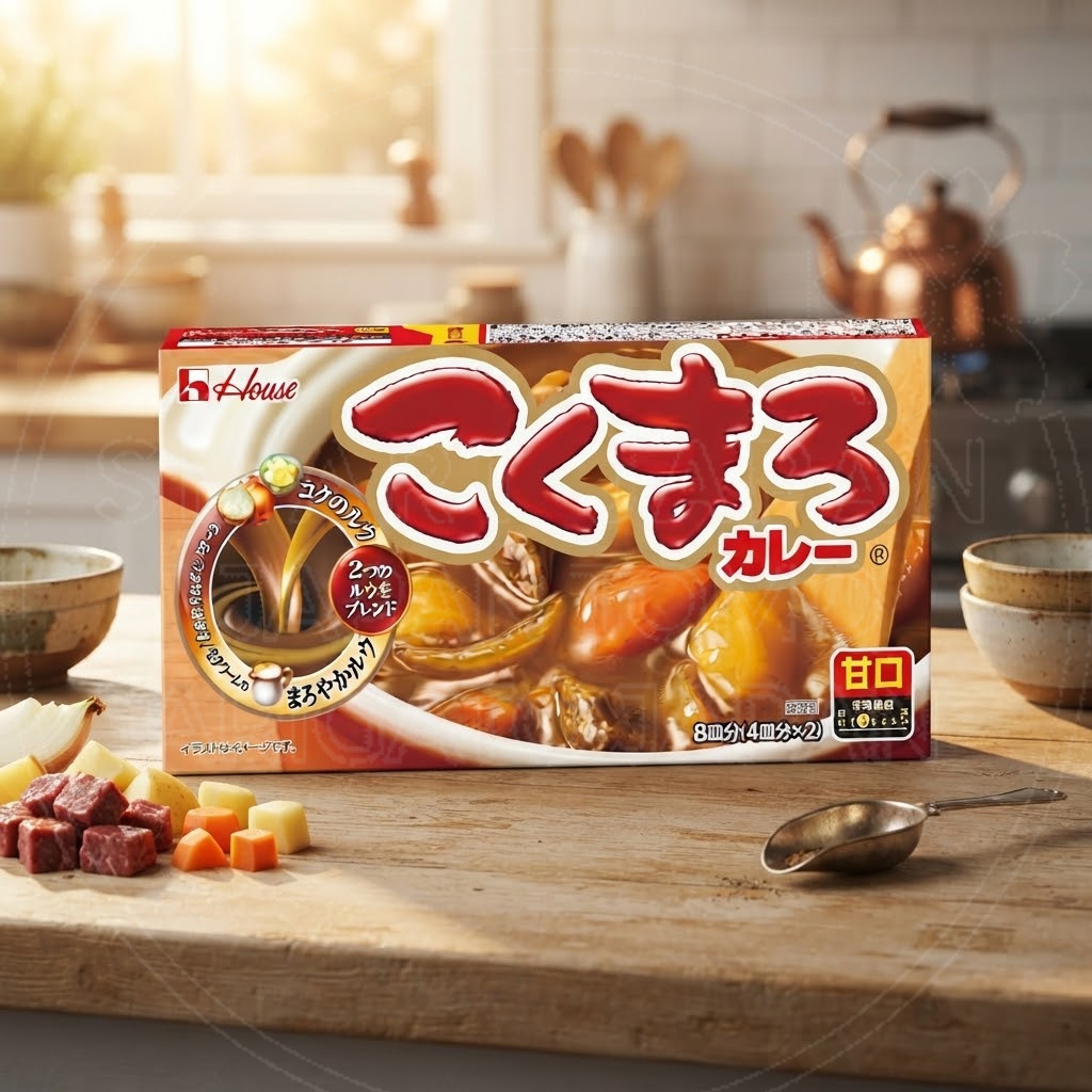 일본 하우스 코쿠마로 카레 순한맛 빨강 145g