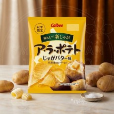 일본 가루비 아라포테토 포테이토칩 과자 자가버터맛 60g