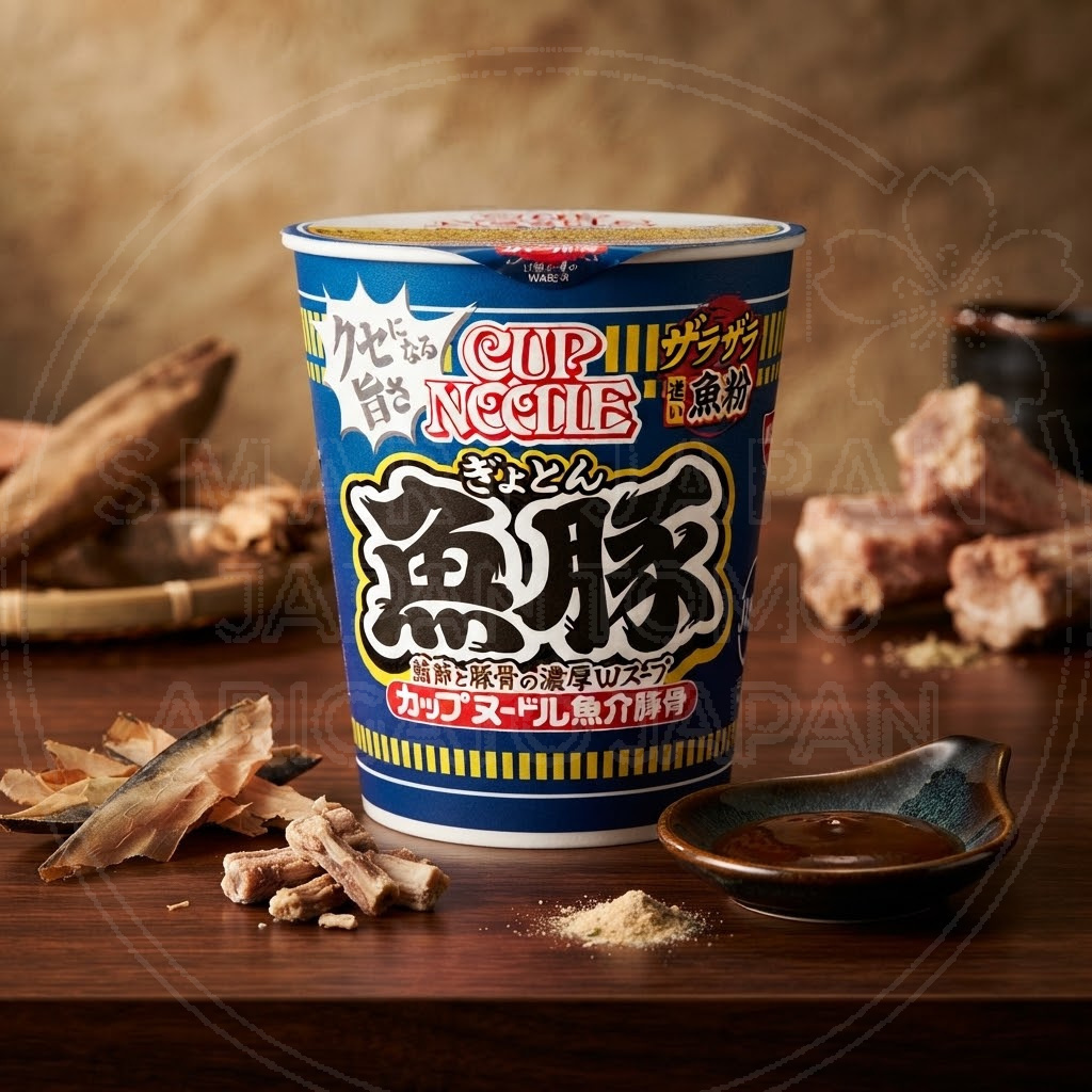일본 닛신 컵누들 교톤 어패류돈코츠맛 컵라면 85g