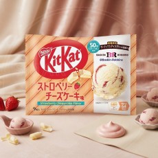 일본 킷캣 베스킨라빈스 스트로베리 치즈케이크맛 초콜릿 9매