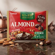 일본 카바야 아몬드 초콜릿 봉지타입 95g