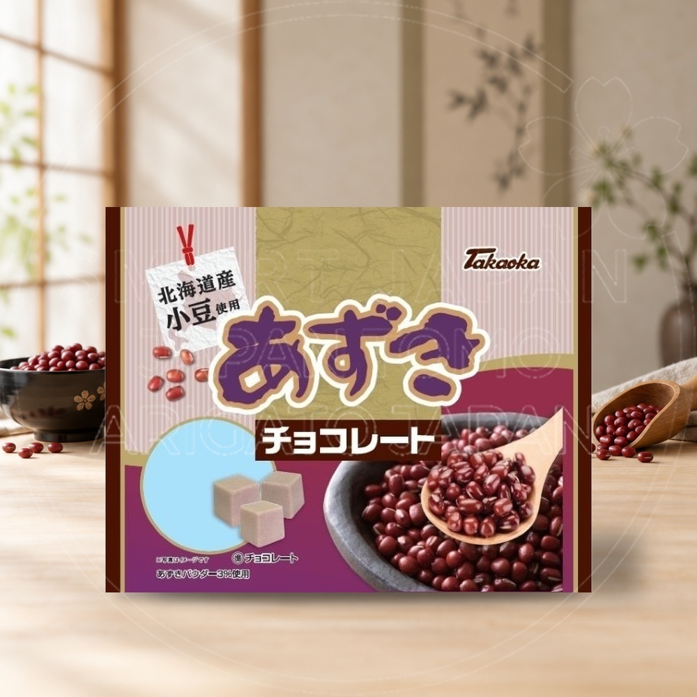 일본 타카오카 아즈키 초콜릿 팥맛 홋카이도 팥 100g /일본 초콜릿
