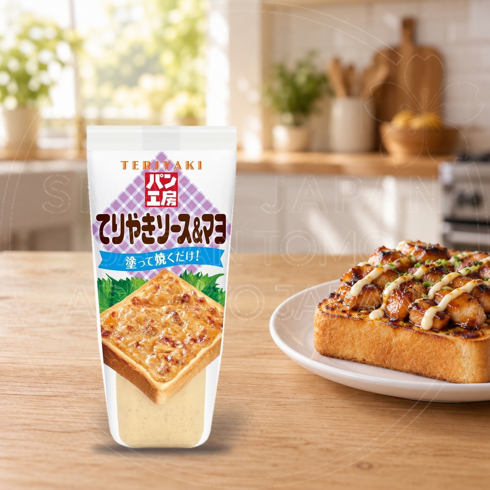 일본 큐피 빵공방 데리야키 소스 마요 빵 스프레드 150g