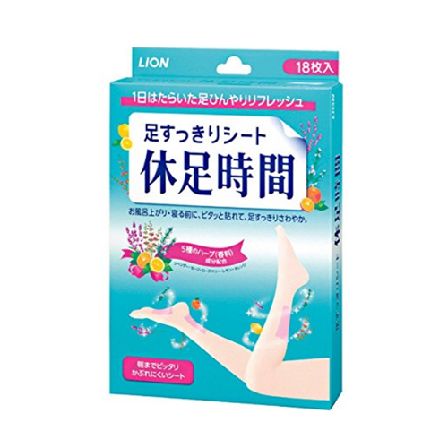 라이온 휴족시간 18매입