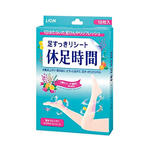 라이온 휴족시간 18매입