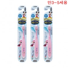 라이온 크리니카 어린이칫솔 만3~5세용 (3개세트)*색상랜덤발송*