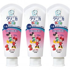 라이온 크리니카 어린이 충치예방 불소치약 60g (딸기맛) 3개세트