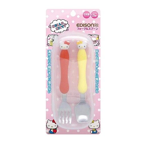 에디슨 포크&스푼 세트 (헬로키티)