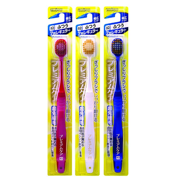 [3개묶음세트]에비스 광폭칫솔 프리미엄 (보통모) _ 색상랜덤