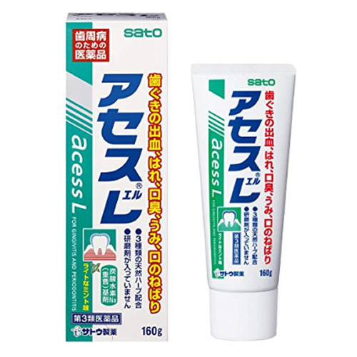 아세스L 160g[대용량] _사토 치약(라이트민트맛)_초록