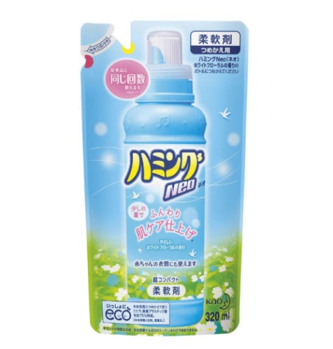 카오 섬유유연제 허밍 Neo 화이트플로랄향 (리필)