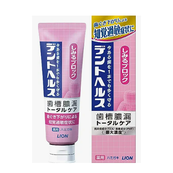 라이온 덴토헤르스 약용 치약 시미르블록 85g _ 덴트헬스_지각과민증상에
