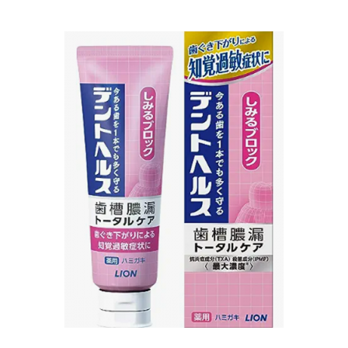 라이온 덴토헤르스 약용 치약 시미르블록 85g _ 덴트헬스_지각과민증상에