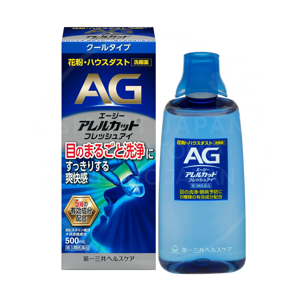 다이이치산쿄 에이지 AG 알레르 컷 프레쉬 아이 [쿨타입]500mL_아레루캇토_아이봉