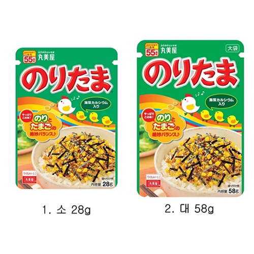 노리타마 (김 계란) 후리카케 2종