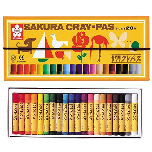 사쿠라 크레파스 4종 / 일본 크레파스