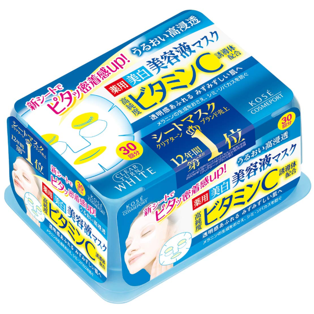 코세 클리어턴 마스크팩 30매입 4종 / 일본 마스크팩