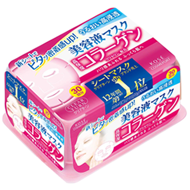 코세 클리어턴 마스크팩 30매입 4종 / 일본 마스크팩