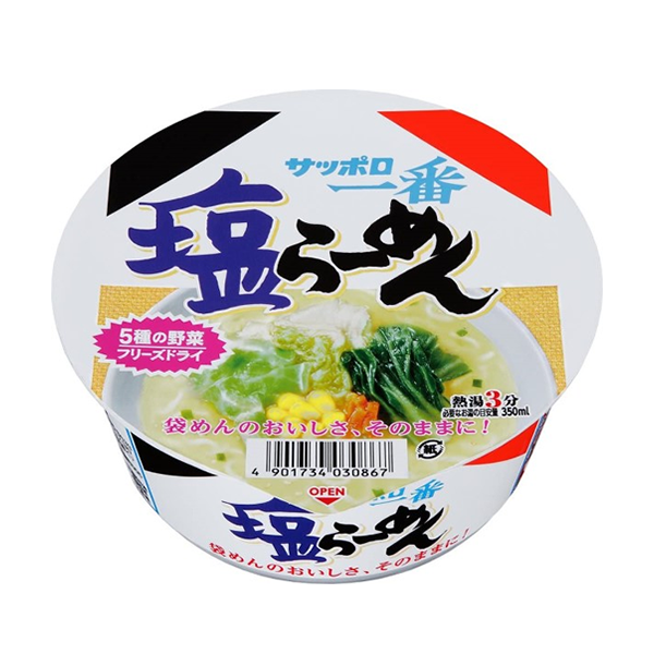 삿포로이치방 시오라멘 돈부리 컵라면