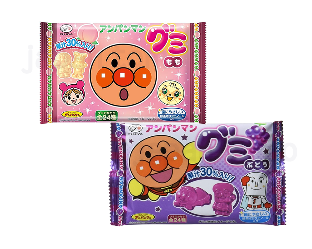 호빵맨젤리 6개입 복숭아_포도2종_구미