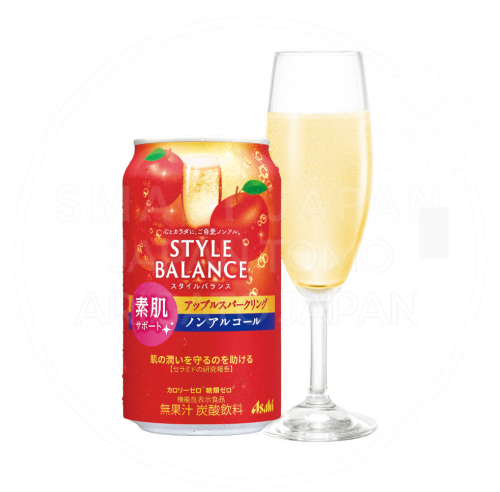 일본 아사히 스타일밸런스 사과스파클링 무알콜 논알콜 350ml