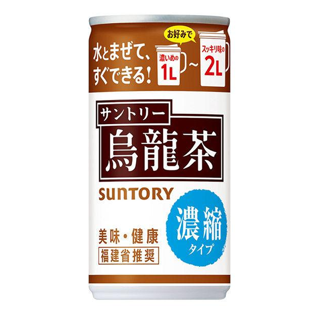 산토리 우롱차 / 녹차 농축타입 캔 6종