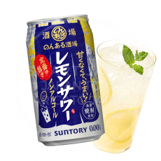 일본 산토리 논아루 레몬사와 무알콜 논알콜 350ml