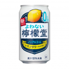 일본 요와나이 레몬당 무알콜 논알콜 레몬사와 350ml