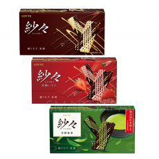 일본 롯데 초콜릿 사샤 2종_샤샤