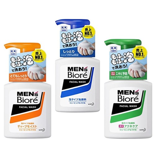 맨즈비오레 거품타입 세안폼 3종