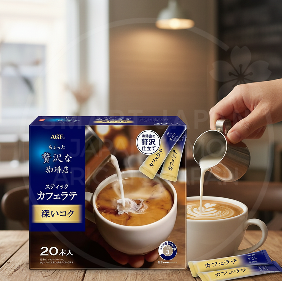[AGF Blendy]조금 호화스러운 커피점 스틱 카페라테 20개입