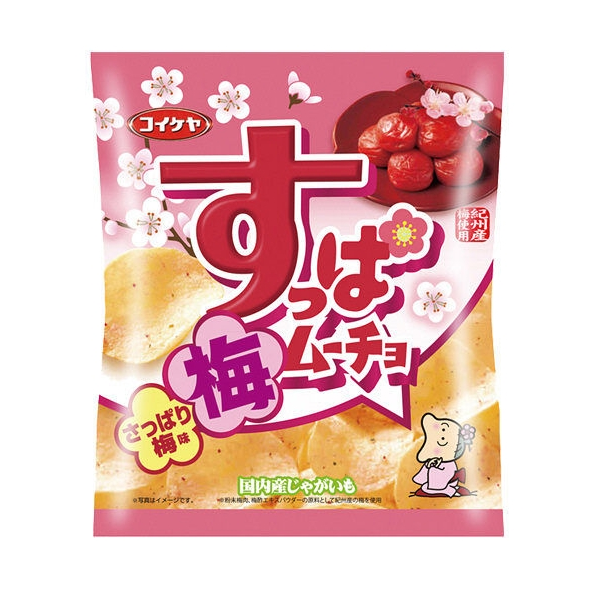 슷빠무쵸 새콤한 우메보시맛 _ 새콤한 포테토칩