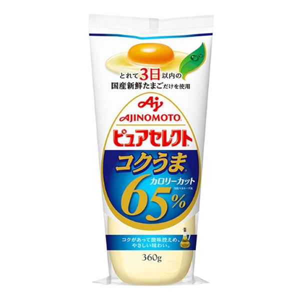 아지노모토 퓨어셀렉트 깊고 맛있는 65%칼로리컷트 마요네즈 360g