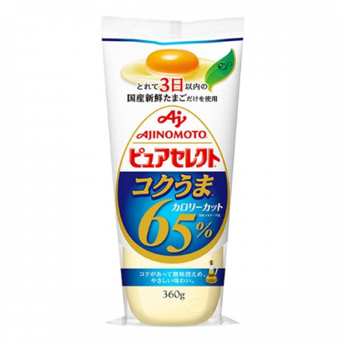 아지노모토 퓨어셀렉트 깊고 맛있는 65%칼로리컷트 마요네즈 360g