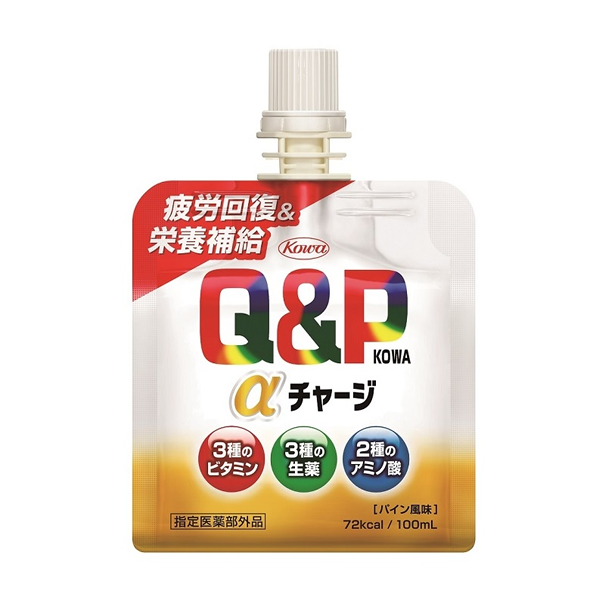 큐피코와 알파 차지 젤리형 드링크100mL