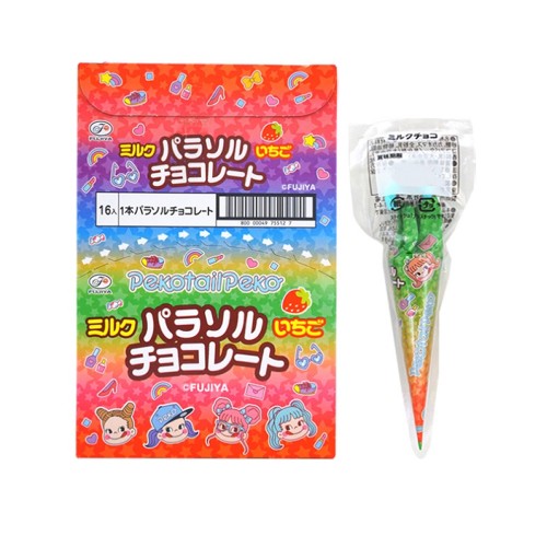후지야 페코짱 파라솔 초콜릿 16개 세트/일본 캐릭터 초콜릿